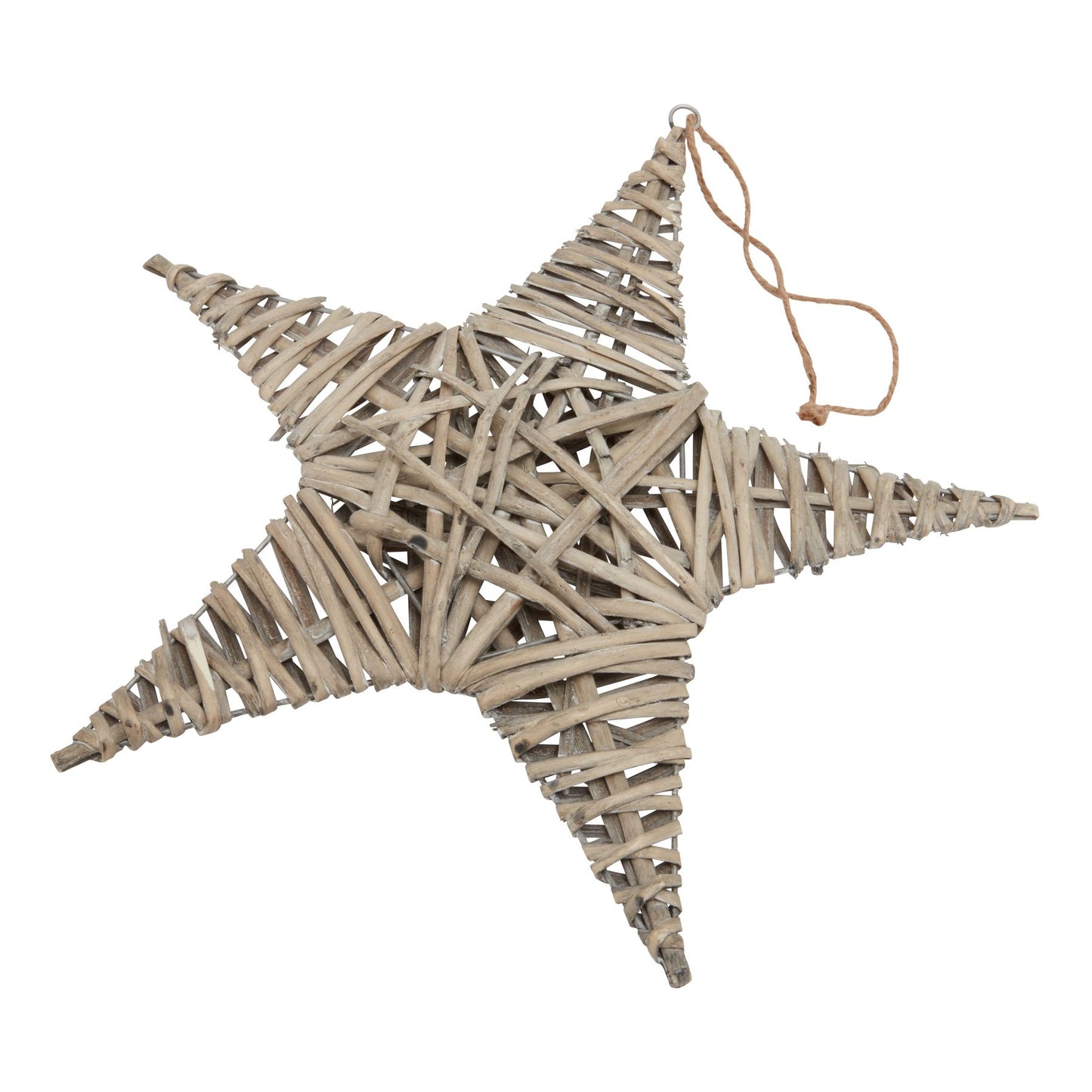 Large Wicker Star Decoration